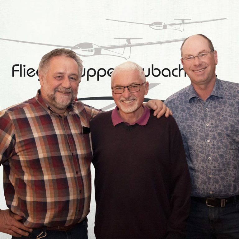 Almabtrieb 2019 der Fliegergruppe Heubach mit den Jubilaren Helmut Haid und Thorsten Turlach