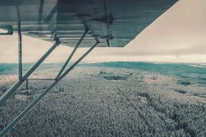 Skifliegen mit der Citabria in Bartholomä
