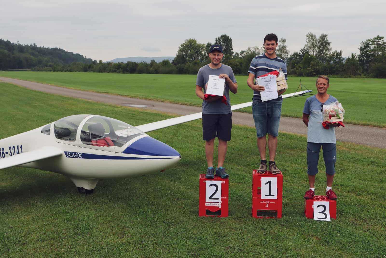 Manuel Höllmann gewinnt die Schweizermeisterschaft im Segelkunstflug 2023 in der Kategorie Sportsman