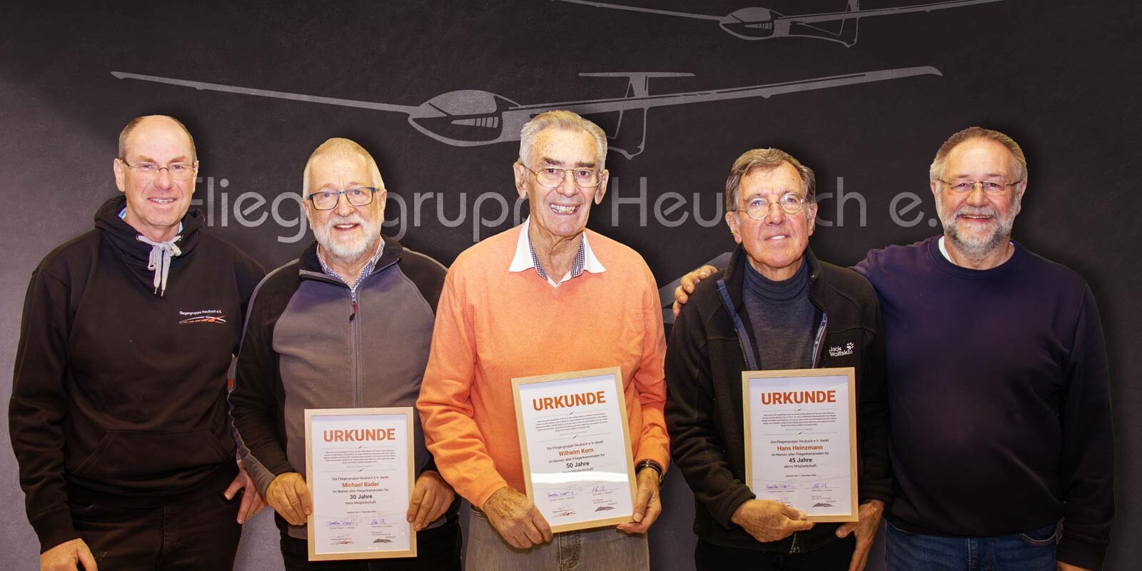 Jubilare beim Almabtrieb 2023