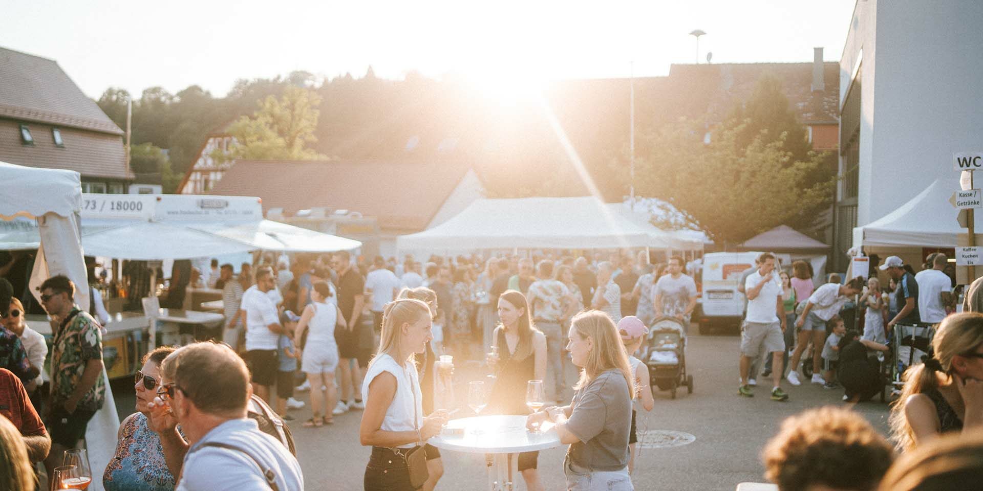 Sommerliches Ambiente beim Heubacher Stadtfest 2024
