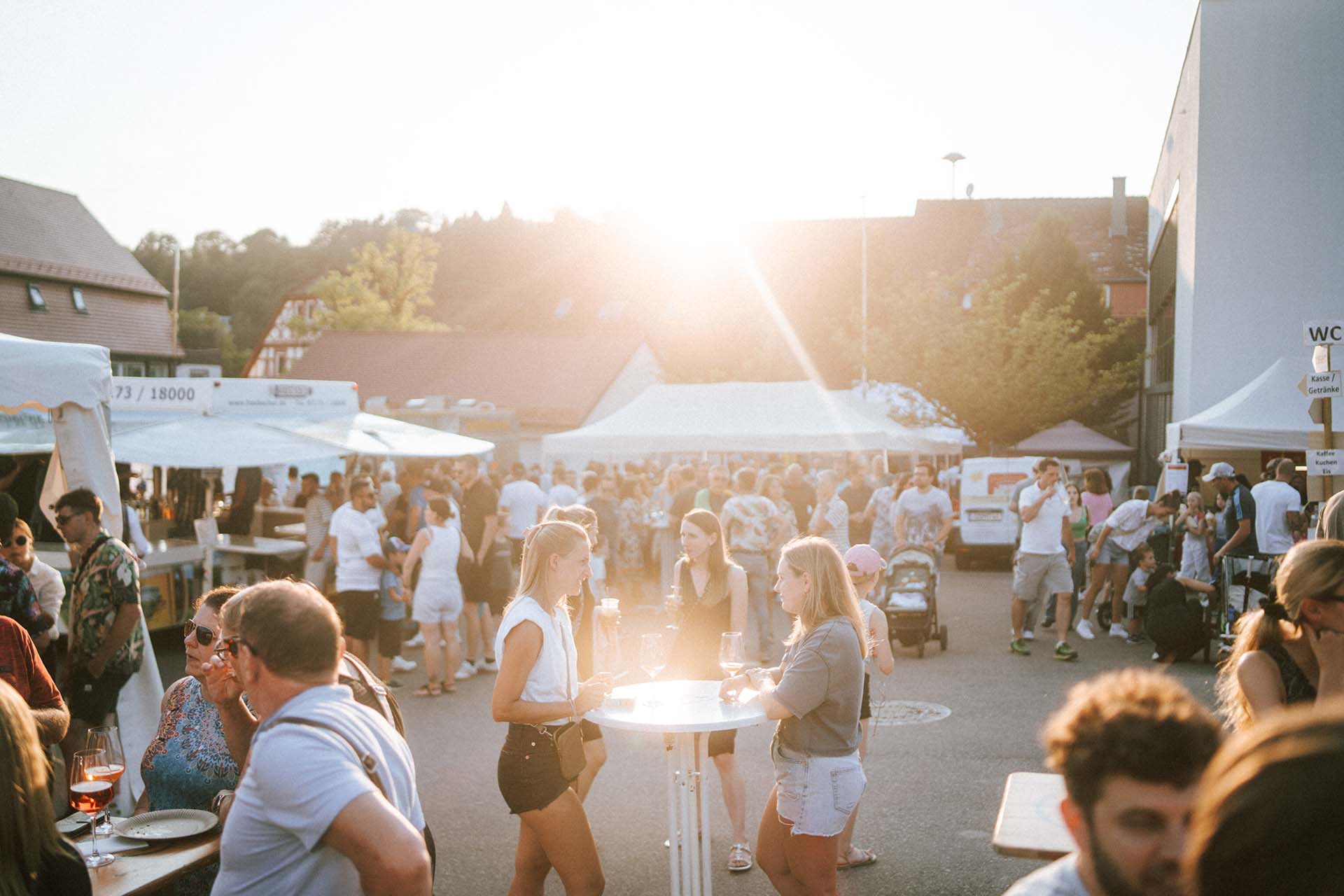 Sommerliches Ambiente beim Heubacher Stadtfest 2024