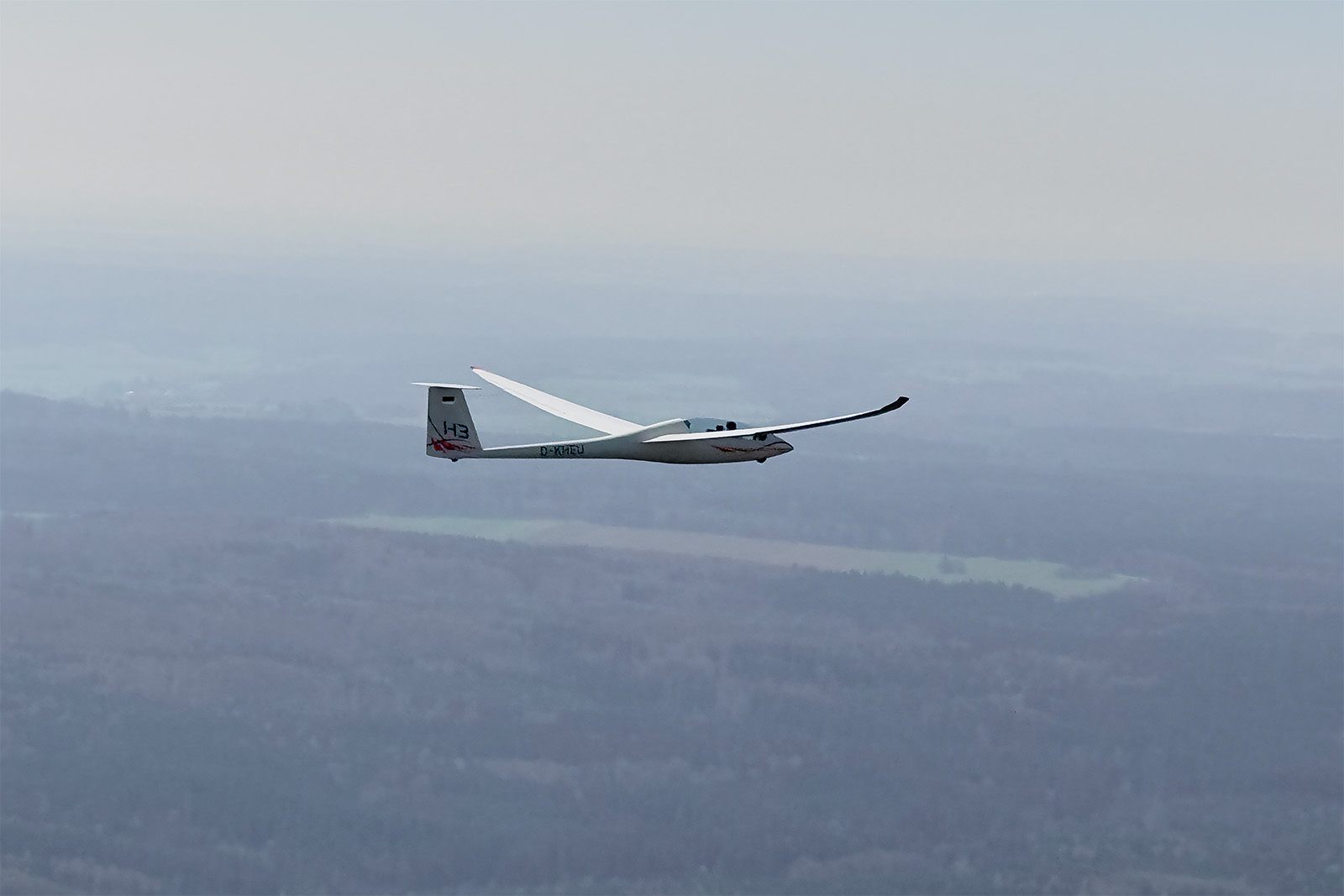 Duo Discus T über der Schwäbischen Alb